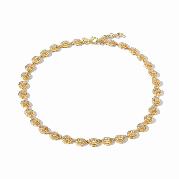 Brand New. $285 Julie Vos Tudor Tennis Necklace